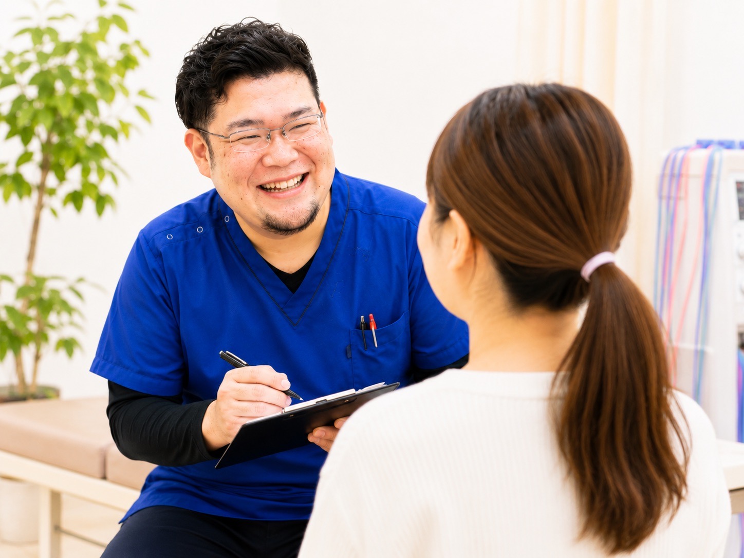 健康的に運動する人